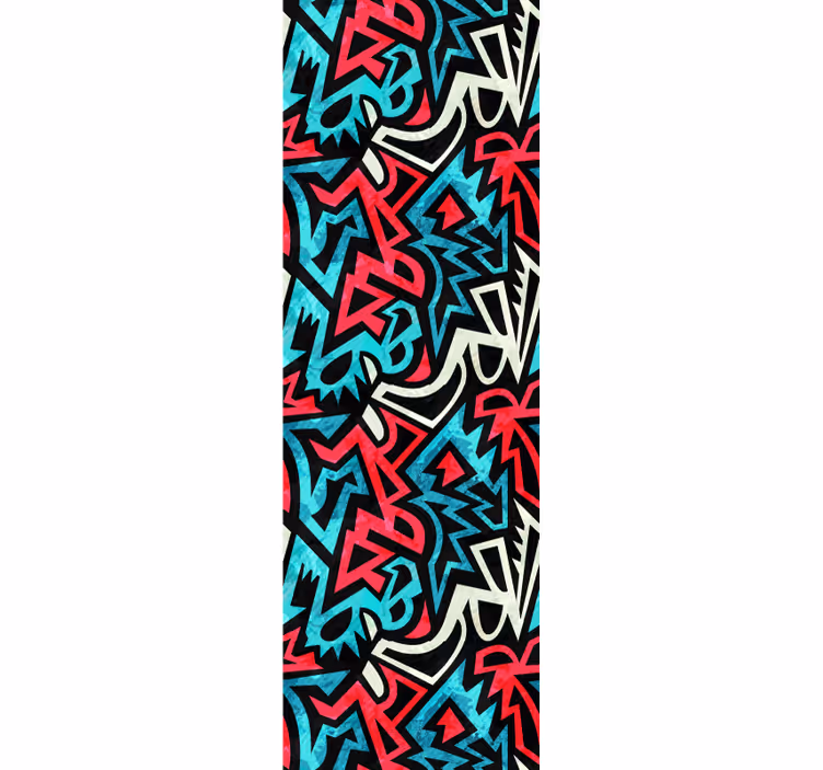 Store enrouleur chambre ado motif urbain peint - TenStickers