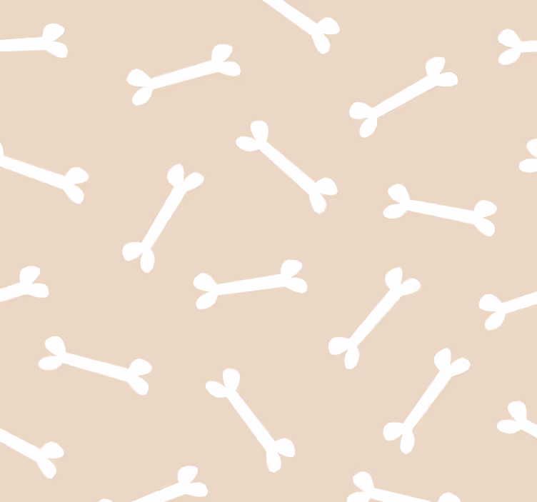Store enrouleur chambre ado motifs os de chien beige - TenStickers