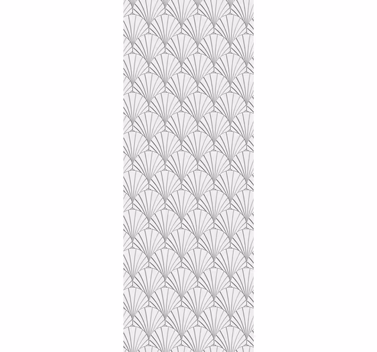 Store enrouleur moderne motif éventail élégant - TenStickers