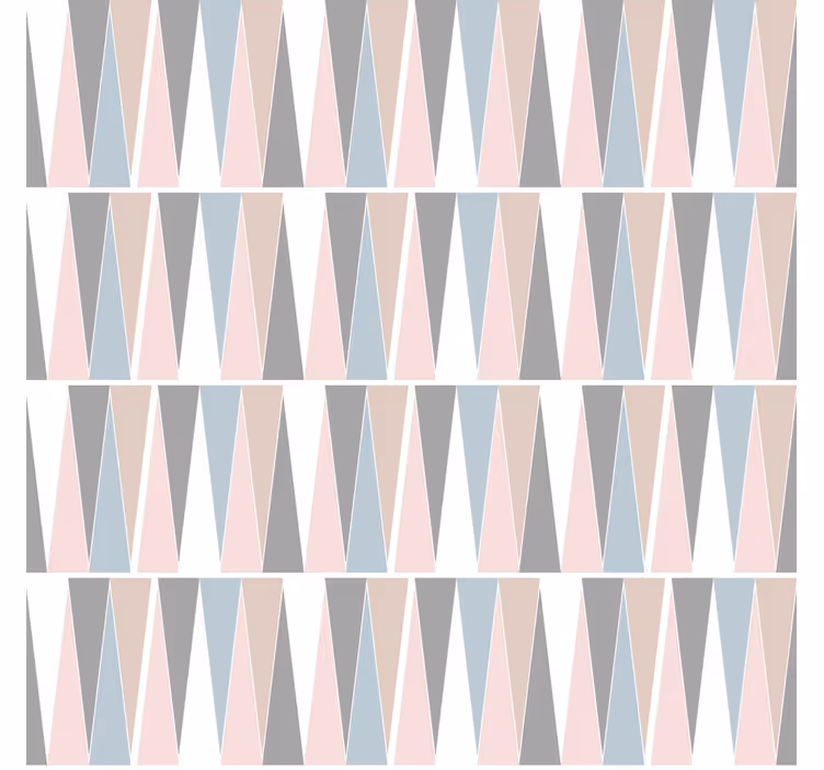 Store enrouleur moderne triangles scandinaves - TenStickers