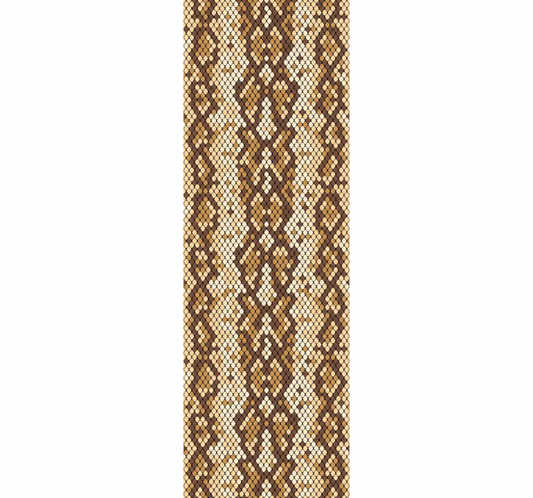 Store enrouleur moderne motif peau de serpent - TenStickers