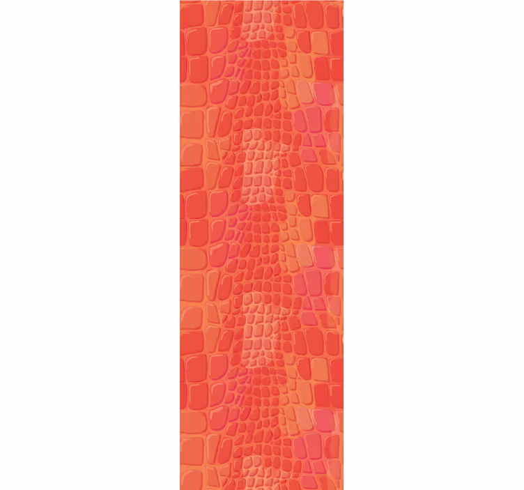 Store enrouleur moderne motif peau de crocodile rouge - TenStickers