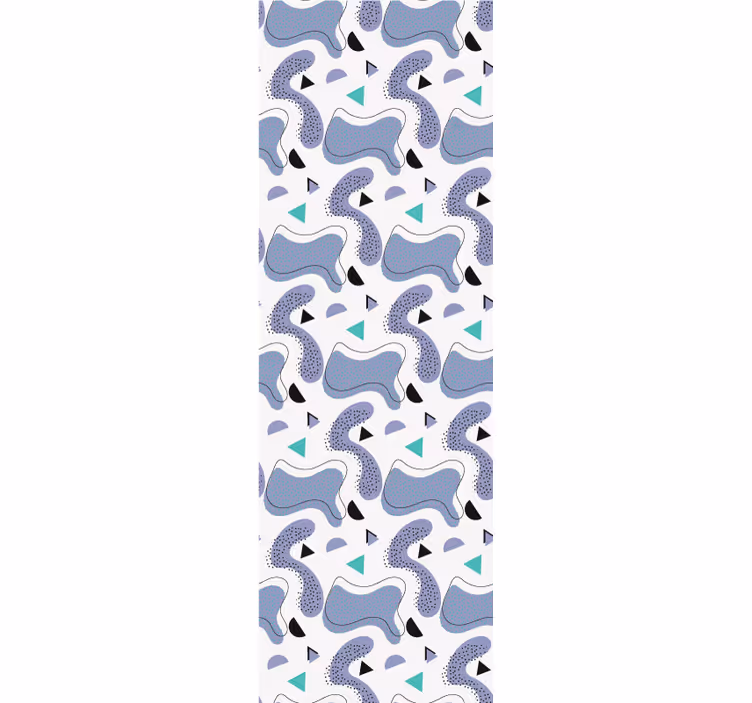 Store enrouleur moderne modèle coloré memphis sur fond blanc - TenStickers
