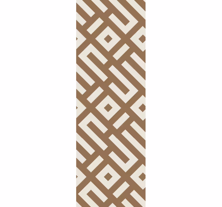 Store enrouleur moderne design géométrique terreux - TenStickers