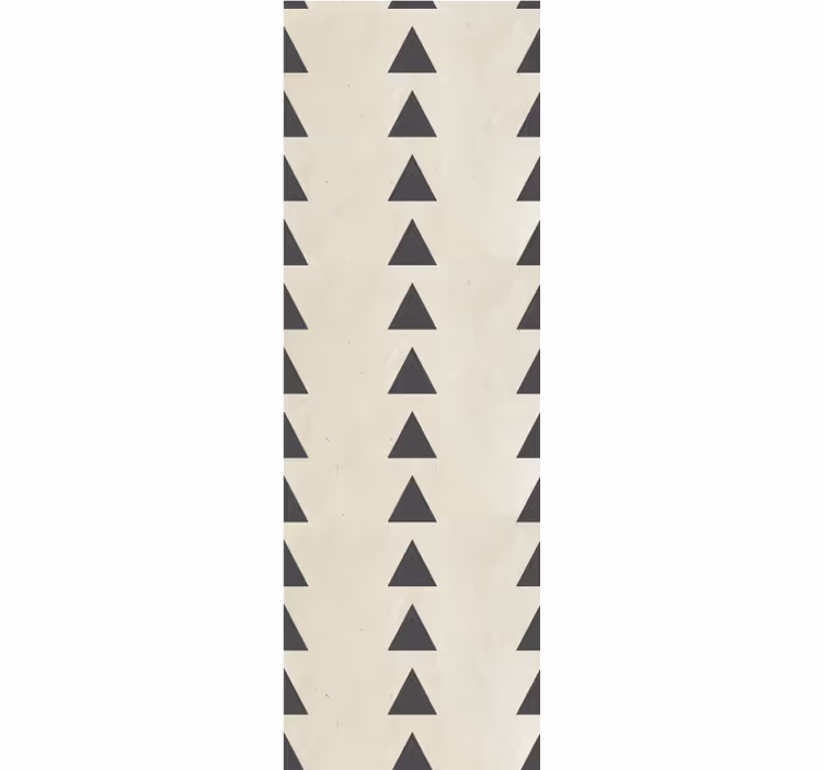 Store enrouleur moderne triangles gris foncé usés - TenStickers