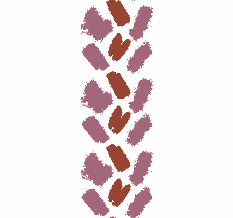 Store enrouleur moderne éclaboussure rose et rouge - TenStickers