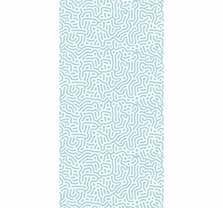 Store enrouleur moderne motif nature vert et blanc - TenStickers