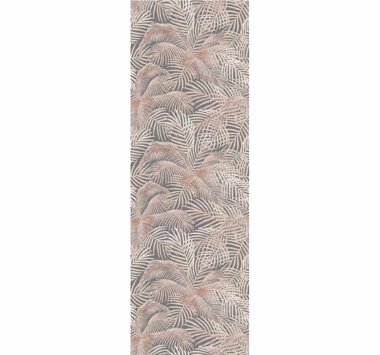 Store enrouleur moderne contour de feuilles de palmier - TenStickers