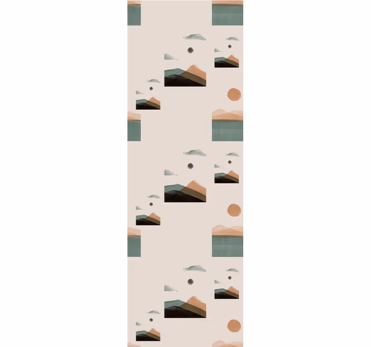 Store enrouleur moderne montagnes abstraites - TenStickers