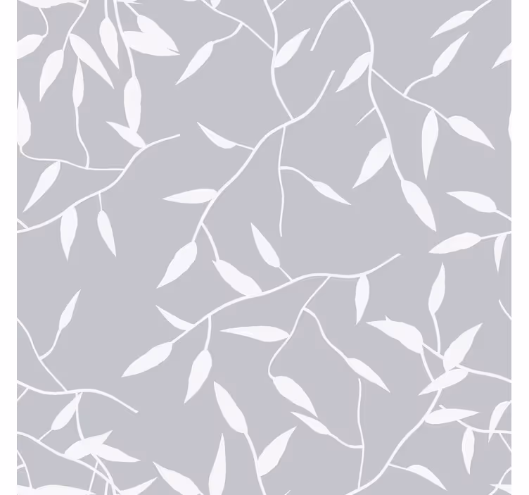 Store enrouleur moderne branche blanche - TenStickers