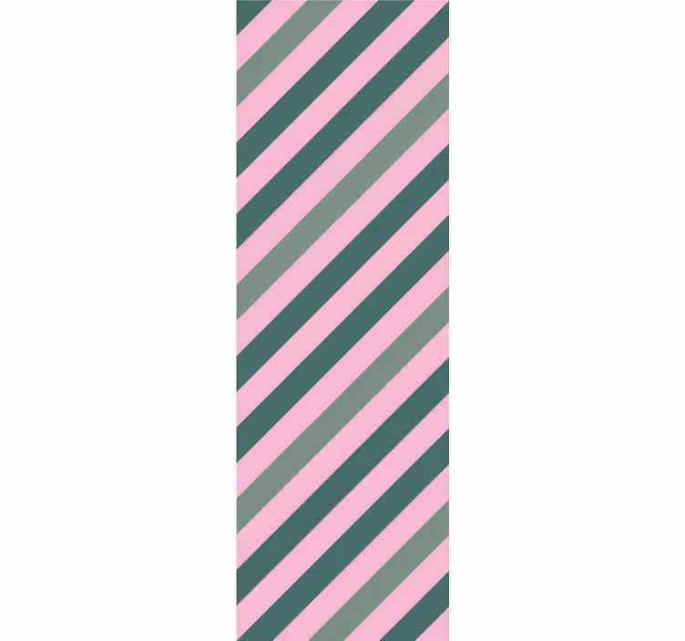 Store enrouleur moderne bloc de couleurs rose et vert pastel - TenStickers