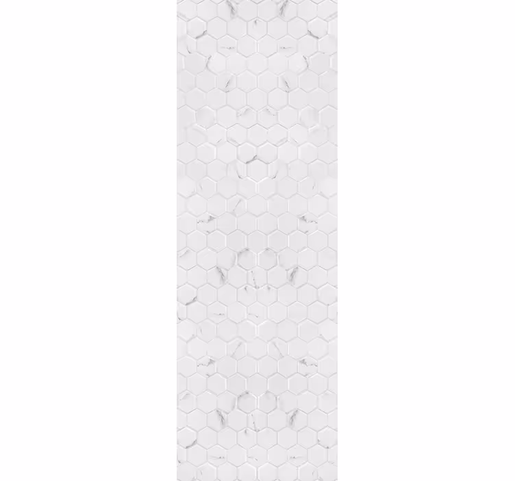 Store enrouleur moderne carreaux hexagonaux gris élégants - TenStickers