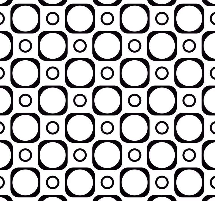 Store enrouleur noir carrelage noir et blanc salle de bain - TenStickers