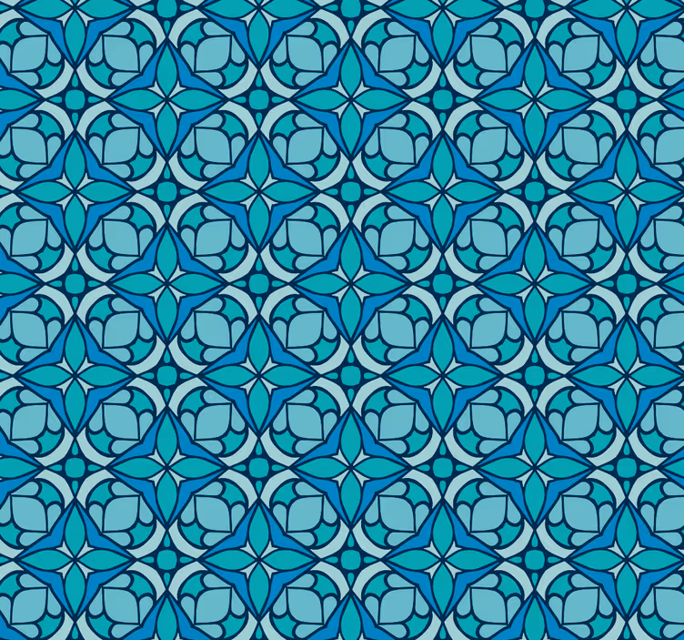 Store enrouleur salle de bain bleu - TenStickers
