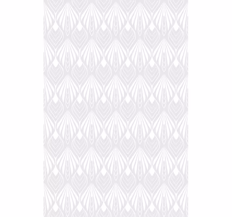 Store enrouleur gris motif feuilles blanches et grises - TenStickers