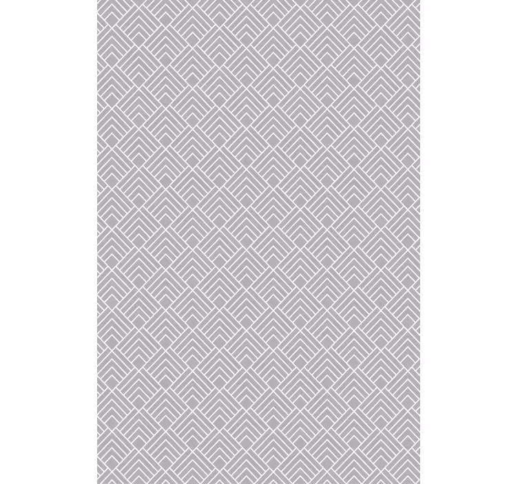 Store enrouleur gris à lignes grises en zigzag - TenStickers
