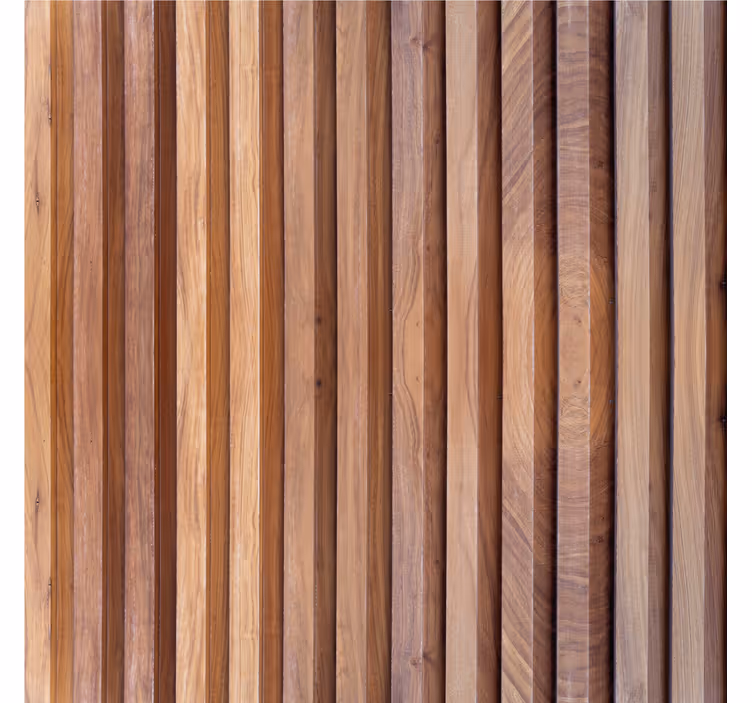 Store enrouleur beige planches en bois verticales - TenStickers