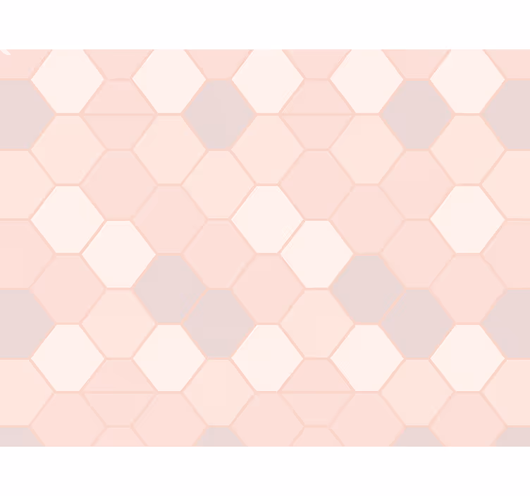 Store enrouleur rose figures abstraites modernes roses - TenStickers