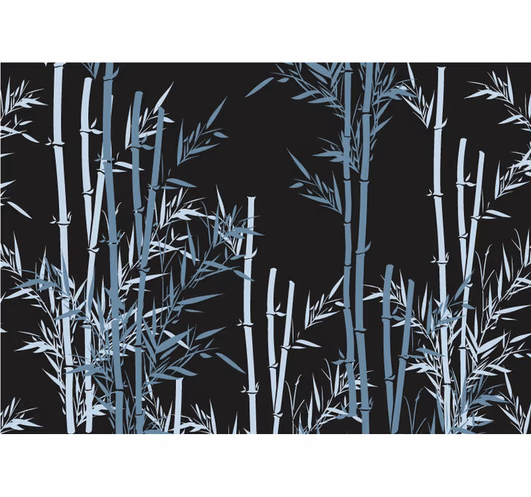 Store enrouleur cuisine design feuilles de bambou - TenStickers
