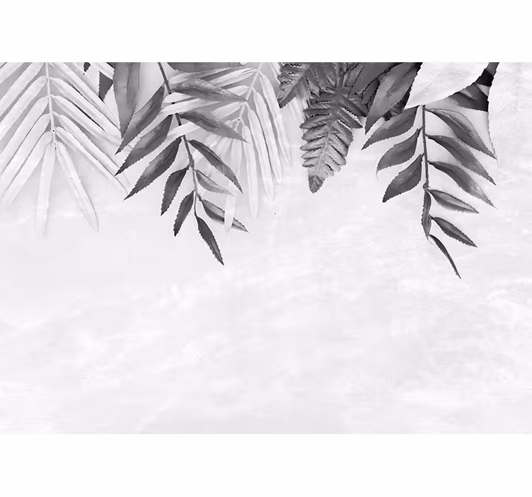 Store enrouleur cuisine plumes grises suspendues - TenStickers