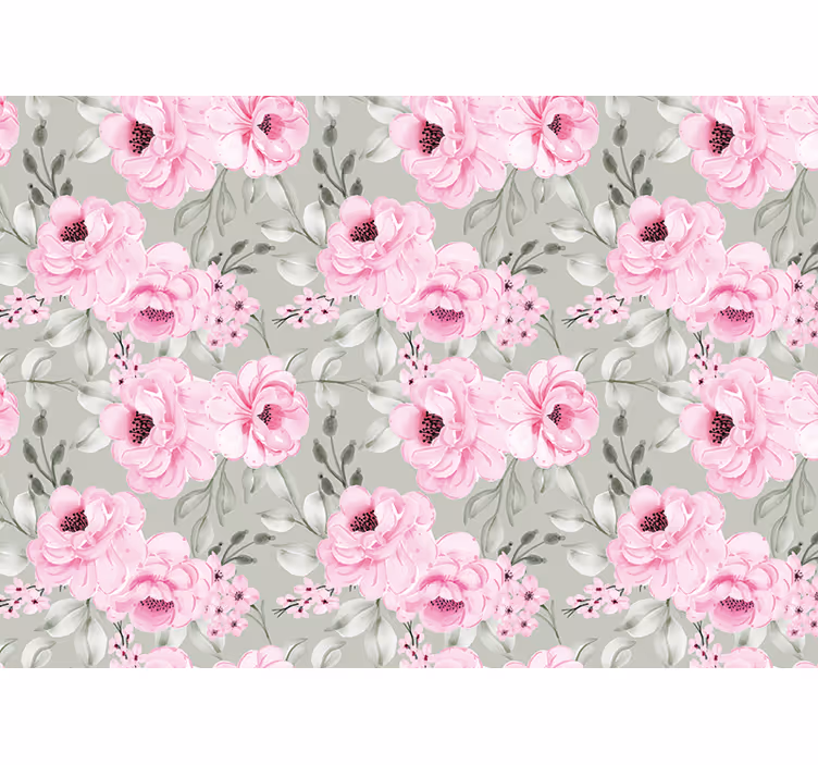 Store enrouleur cuisine pivoines pastel - TenStickers