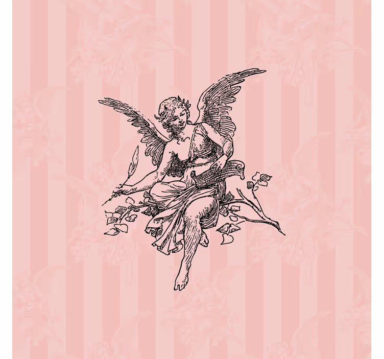 Store enrouleur salon motif toile de jouy - TenStickers
