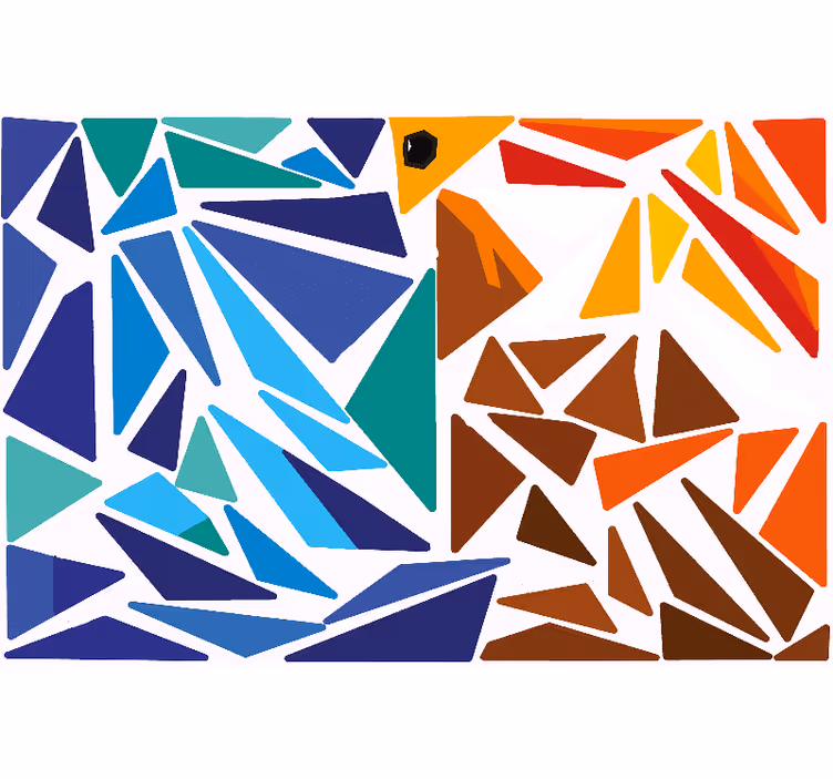 Store enrouleur salon autocollants oiseaux - TenStickers