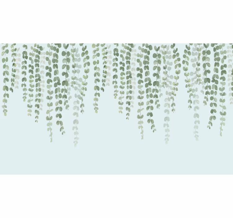 Store enrouleur salon plantes élégantes suspendues - TenStickers