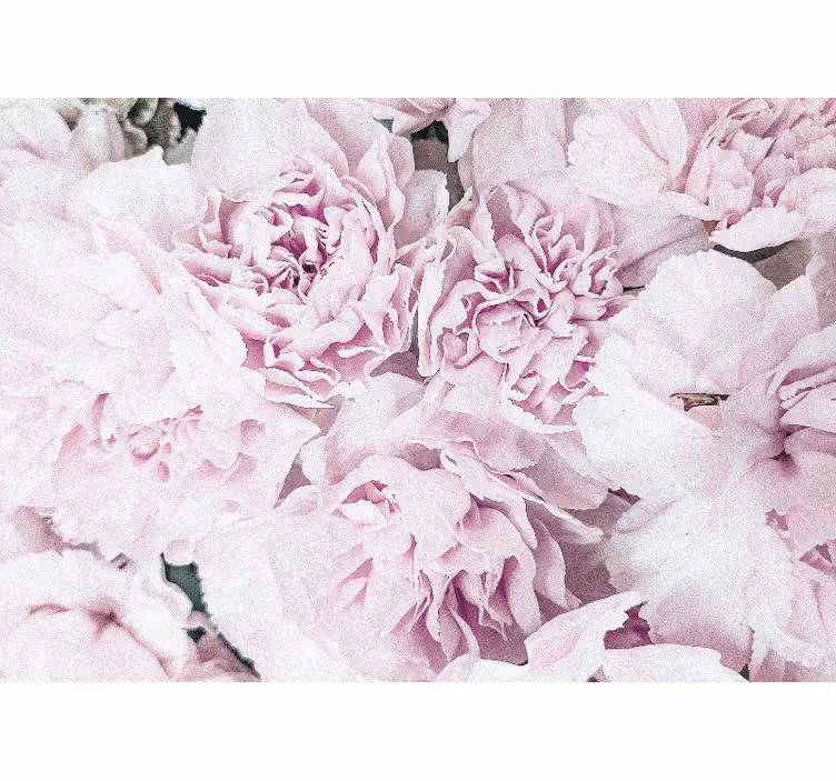 Store enrouleur salon design fleurs pivoines roses - TenStickers