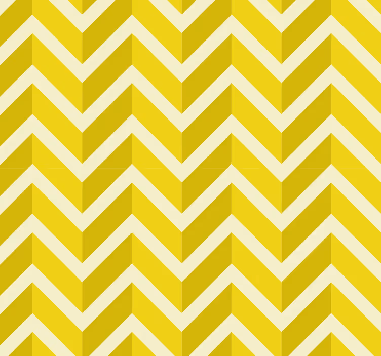 Store enrouleur jaune design flèche géométrique - TenStickers