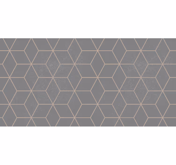 Store enrouleur gris motif hexagonal géométrique - TenStickers