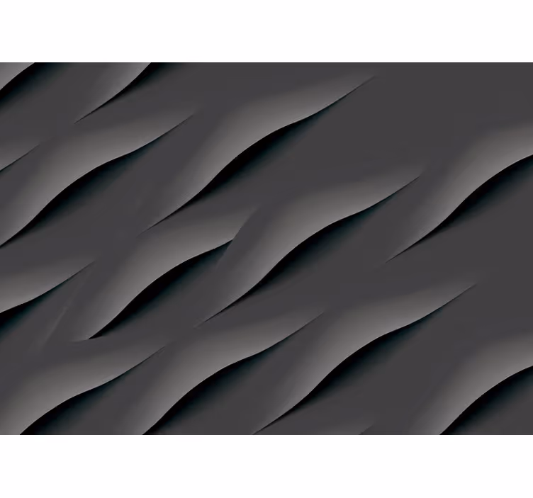 Store enrouleur gris motifs vagues abstraites - TenStickers