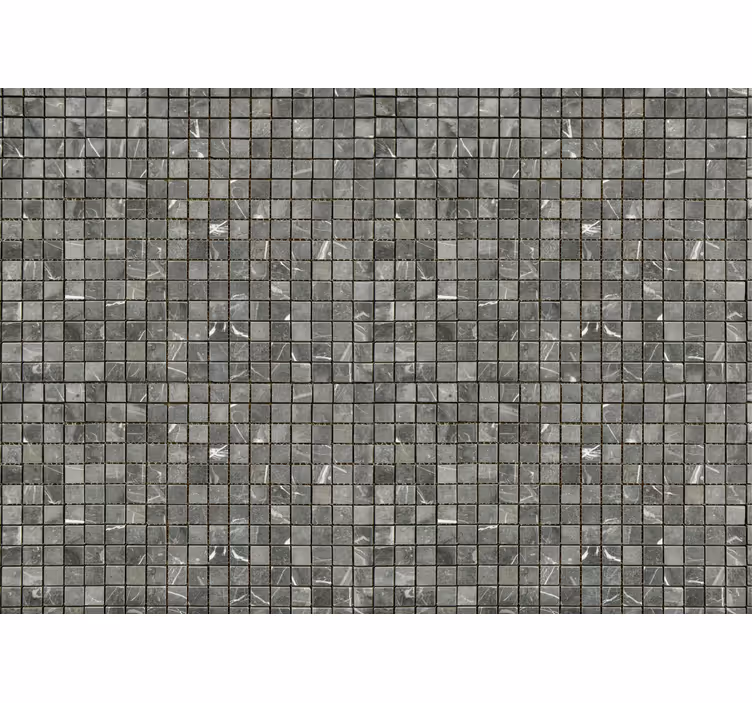 Store enrouleur gris carreaux noirs - TenStickers