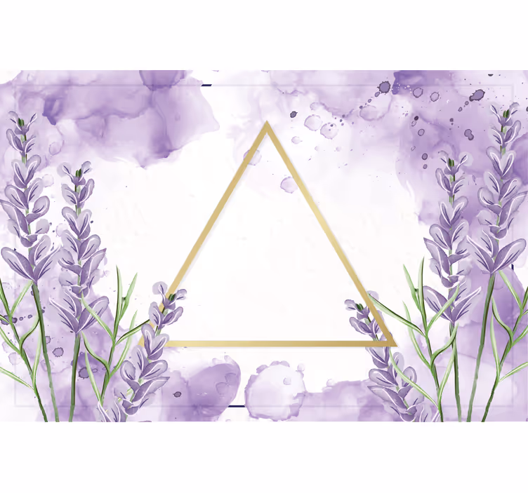 Store enrouleur violet triangle lavande numérique - TenStickers