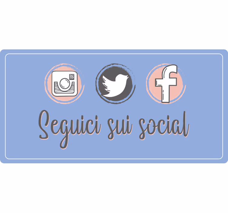 Store enrouleur violet publicité sur les réseaux sociaux - TenStickers