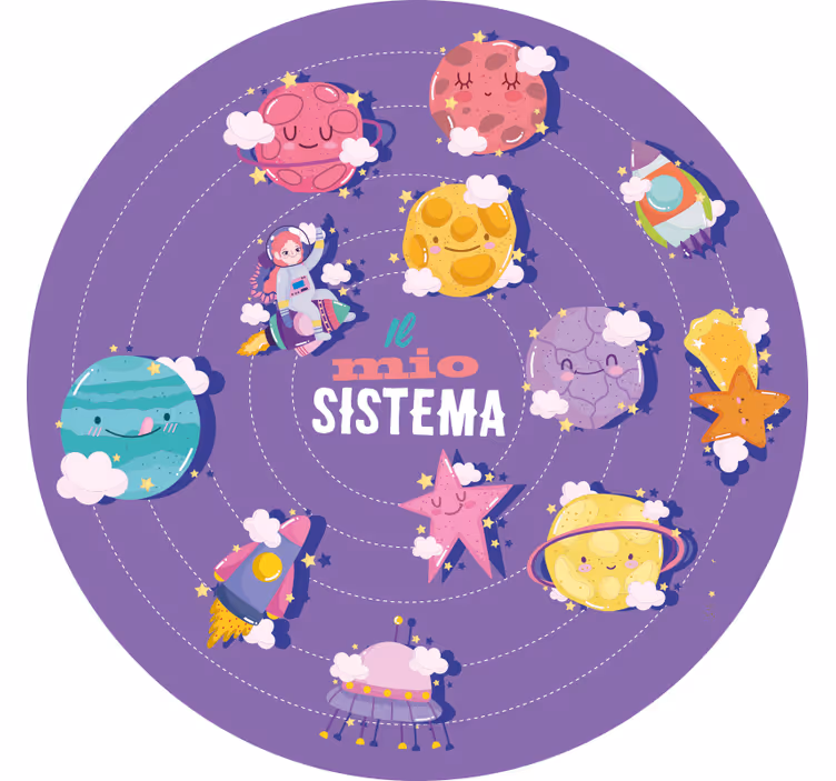 Store enrouleur violet mon système - TenStickers