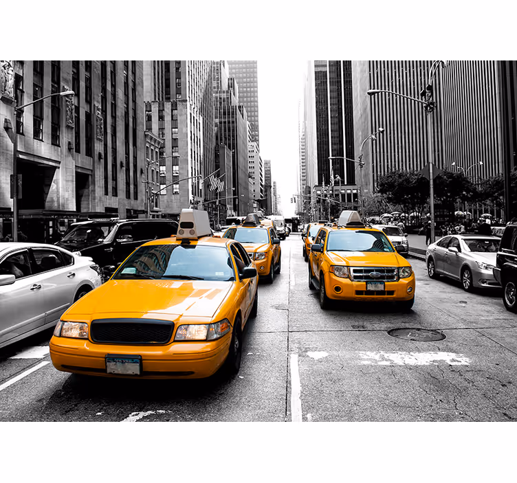 Store enrouleur salon new york taxi - TenStickers