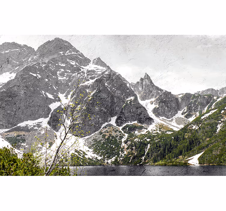 Store enrouleur salon montagnes polonaises zakopane - TenStickers