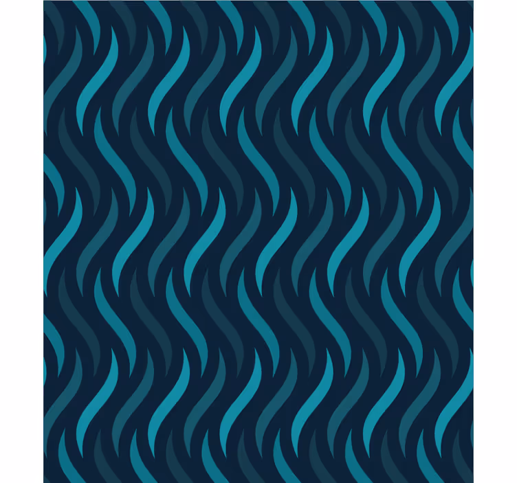 Store enrouleur bleu texture ondulée - TenStickers