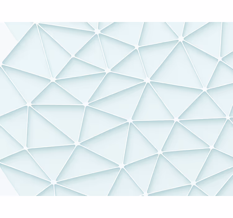 Store enrouleur bleu design triangulaire abstrait - TenStickers