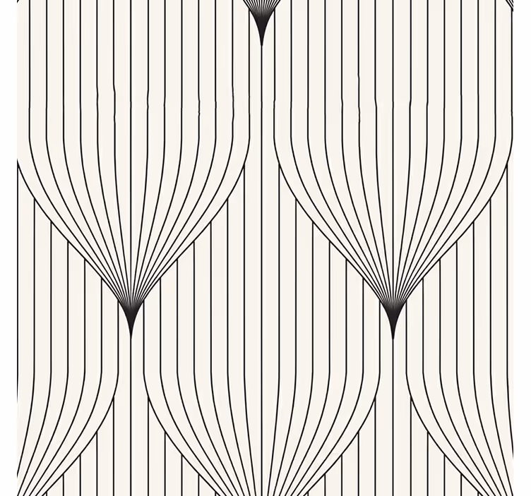 Store enrouleur moderne déco plume symétrique - TenStickers