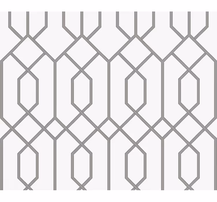 Store enrouleur moderne motif géométrique gris - TenStickers