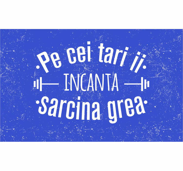 Store enrouleur bleu pour les plus forts et résistants - TenStickers