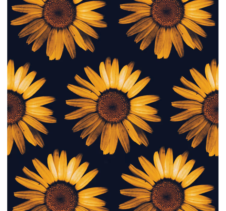 Store enrouleur salon tournesol jaune - TenStickers