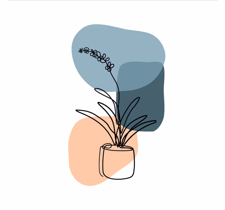 Store enrouleur salon design oréides minimalistes - TenStickers