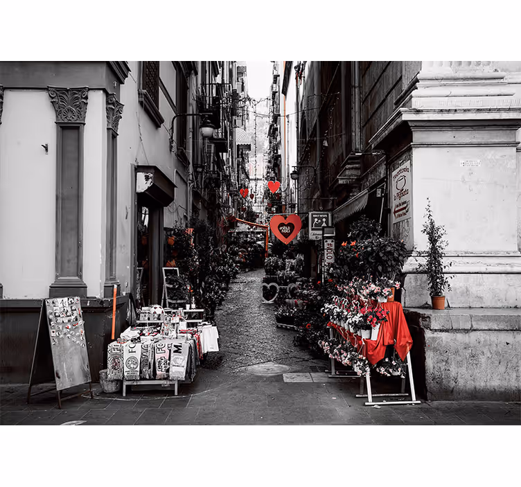 Store enrouleur salon rue de la métropole de naples - TenStickers