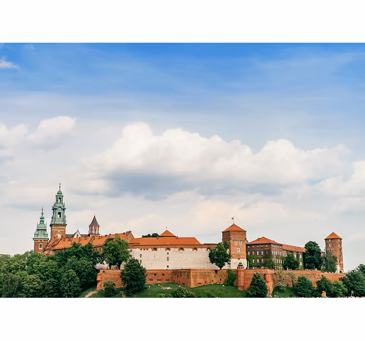 Store enrouleur salon château royal à cracovie - TenStickers