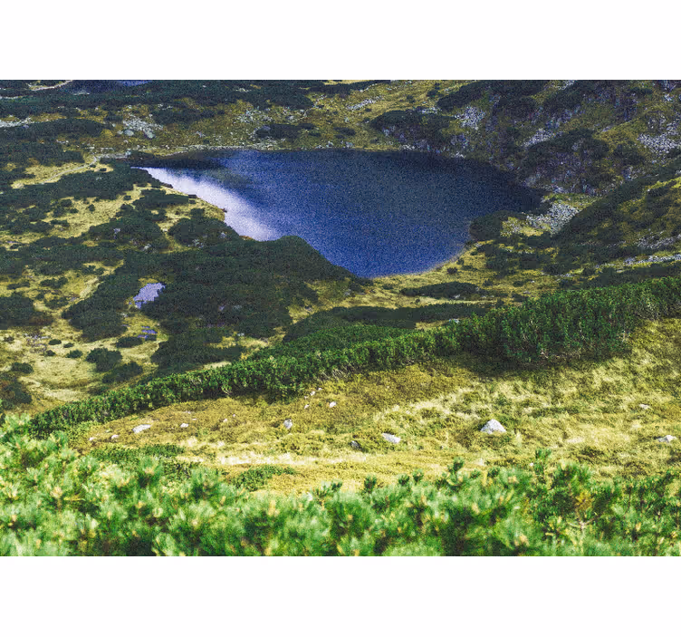 Store enrouleur salon tatras verts - TenStickers