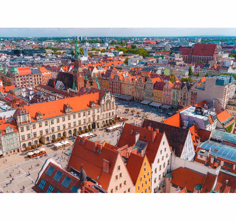 Store enrouleur salon panorama de wrocław - TenStickers