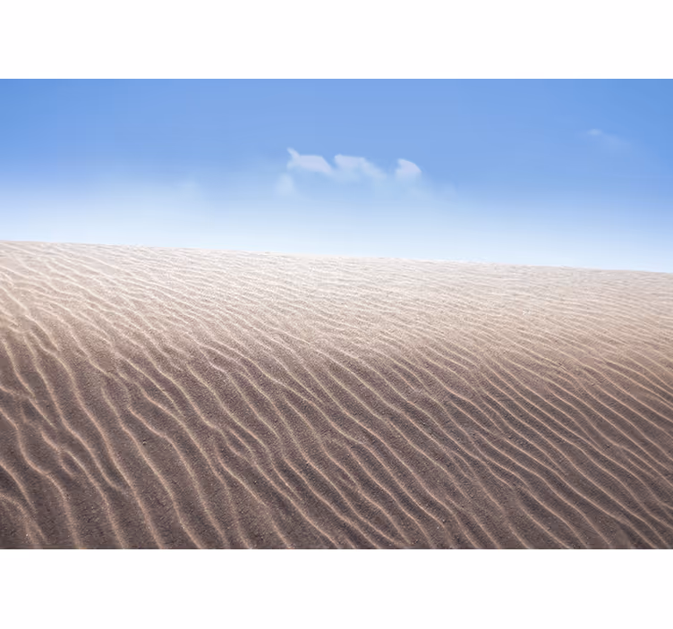 Store enrouleur salon motifs de lignes sur le sable - TenStickers